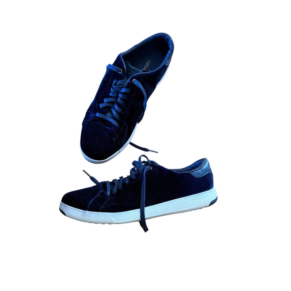 Cole Haan‎ Grandpro blue velour sneakers